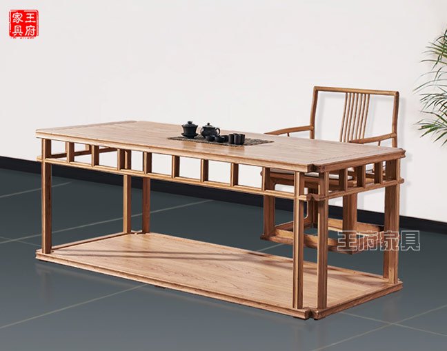 新中式实木禅意茶楼桌家具
