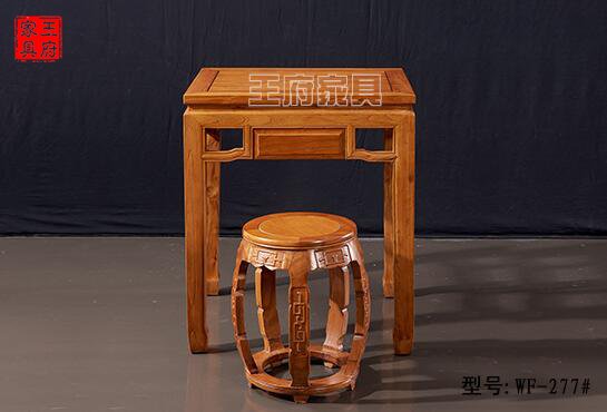 老榆木韩式茶台家具