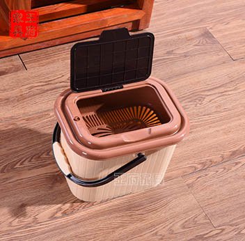 中式实木小茶车茶桌柜水桶